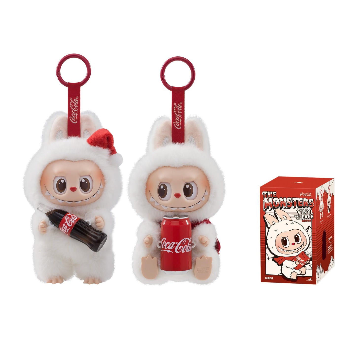 POP MART The Monsters COCA-COLA Series-Vinyl Face Blind Box, Blind Box Figures, Random Design Action Figures Collectible Toys Home Decorations, Holiday Birthday Gifts, Single Box