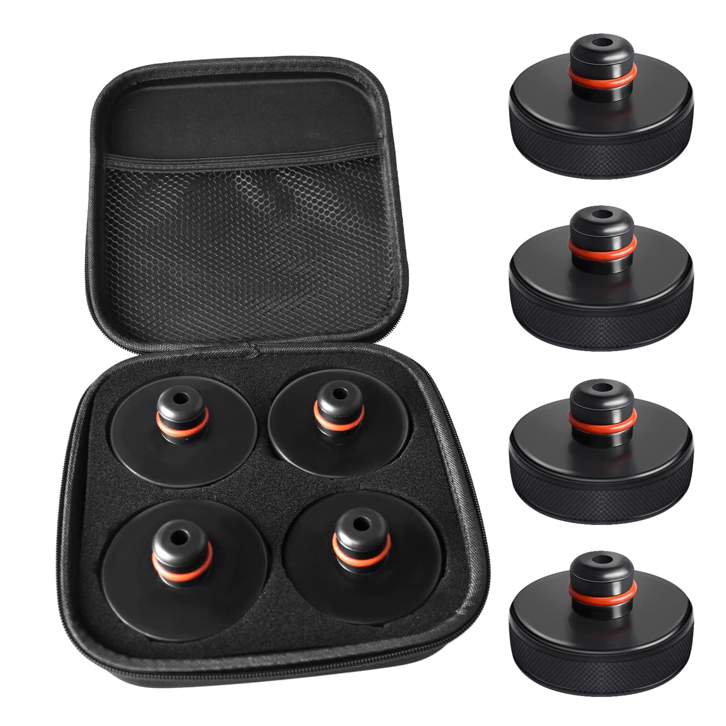 Chirano Lifting Jack Pad for Tesla Model Y with 4680 Battery, Small Size Protrusion, 4 Pucks with Storage Case Visit the Chirano Store