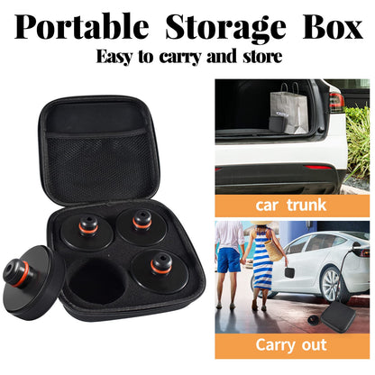 Chirano Lifting Jack Pad for Tesla Model Y with 4680 Battery, Small Size Protrusion, 4 Pucks with Storage Case Visit the Chirano Store