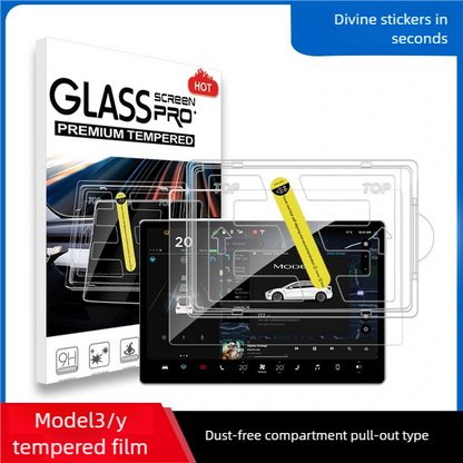 Tempered Glass Screen Protector for 2025 Tesla Model 3/Y Central Control Display