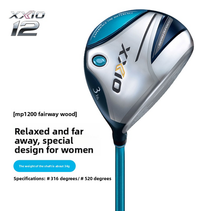 XXIO/XX10 MP1200 Golf Clubs, Women's Complete Set, Full Set of Golf Clubs, Easy to Hit with Long Distance