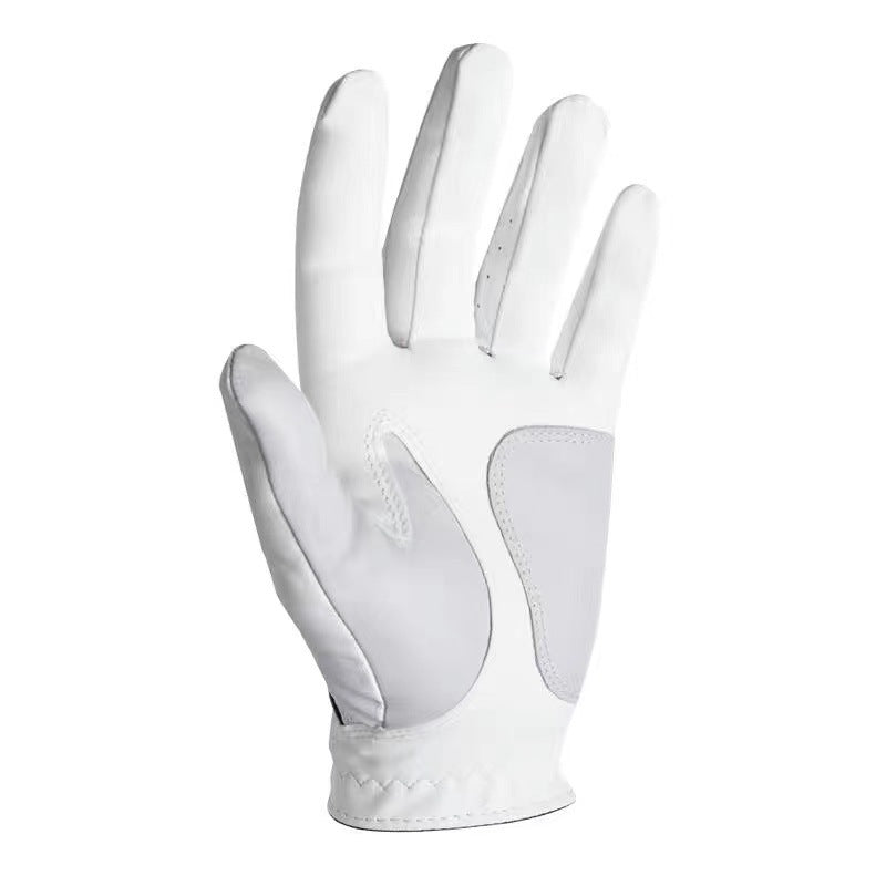 FJ Golf Gloves - Imported Fine Wool, Genuine Leather Gloves for Men & Women, Anti-Slip, Breathable, Wear-Resistant, Available in Single or Pair.