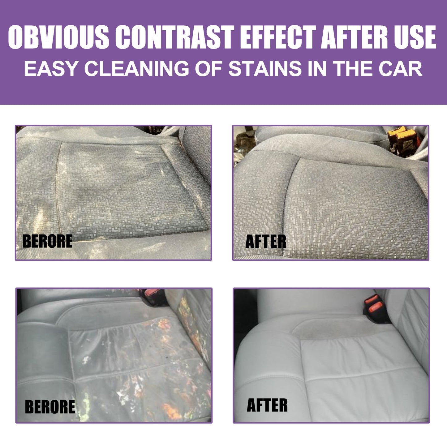 For Tesla Seat Cleaner,Interior Leather White&Black Seat Maintainer Accessories for Tesla Cleaning Seatcovers,Safe For Tesla Model Y Juniper/3/S/X Seat/Dash/Console
