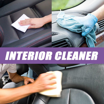 For Tesla Seat Cleaner,Interior Leather White&Black Seat Maintainer Accessories for Tesla Cleaning Seatcovers,Safe For Tesla Model Y Juniper/3/S/X Seat/Dash/Console