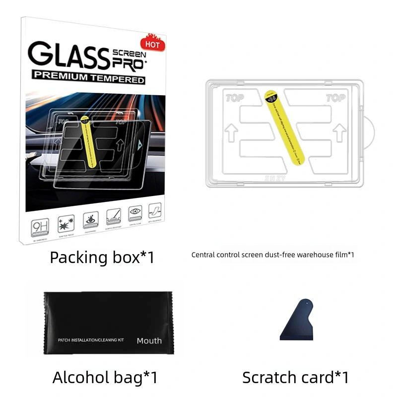 Tempered Glass Screen Protector for 2025 Tesla Model 3/Y Central Control Display