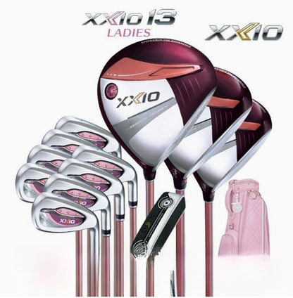 XXIO/XX10 Ladies' Golf Club Set MP1300, New - style High - forgiveness and Long - distance Golf Full - set Clubs。