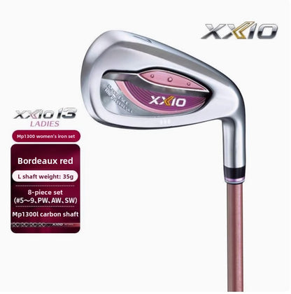 XXIO/XX10 Ladies' Golf Club Set MP1300, New - style High - forgiveness and Long - distance Golf Full - set Clubs。