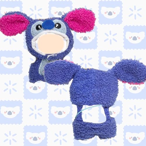 Lot de 3 vêtements de poupée bleus pour poupées de 17 cm, ensemble d'accessoires de poupée comprenant 1 combinaison, 1 chapeau, 1 pendentif pour fille pour meilleurs cadeaux sans poupée