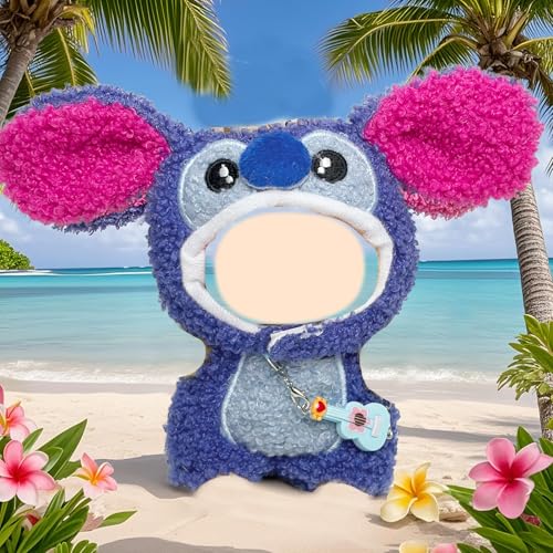 Lot de 3 vêtements de poupée bleus pour poupées de 17 cm, ensemble d'accessoires de poupée comprenant 1 combinaison, 1 chapeau, 1 pendentif pour fille pour meilleurs cadeaux sans poupée