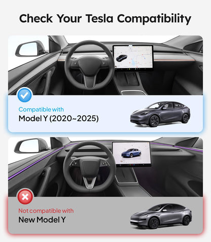 Tesla Model 3 Sunshade Roof [Never Sag, Nano Ice-Crystal Coatings] 3-Gen Heat Insulation Glass Roof Sun Shade, Accessories for Tesla Model 3 2020~2026 Highland, Interior Gray