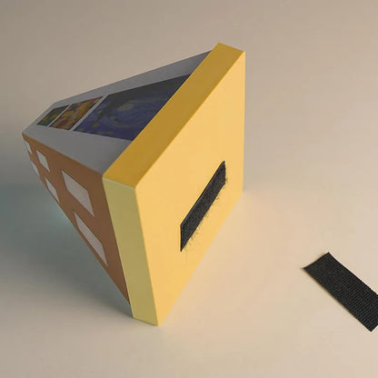 3D Naked Eye Vision Night Light Wall Lamp Decoration for Living Room Bedroom Wooden Recharge Atmosphere Table Lamp Funny Gift