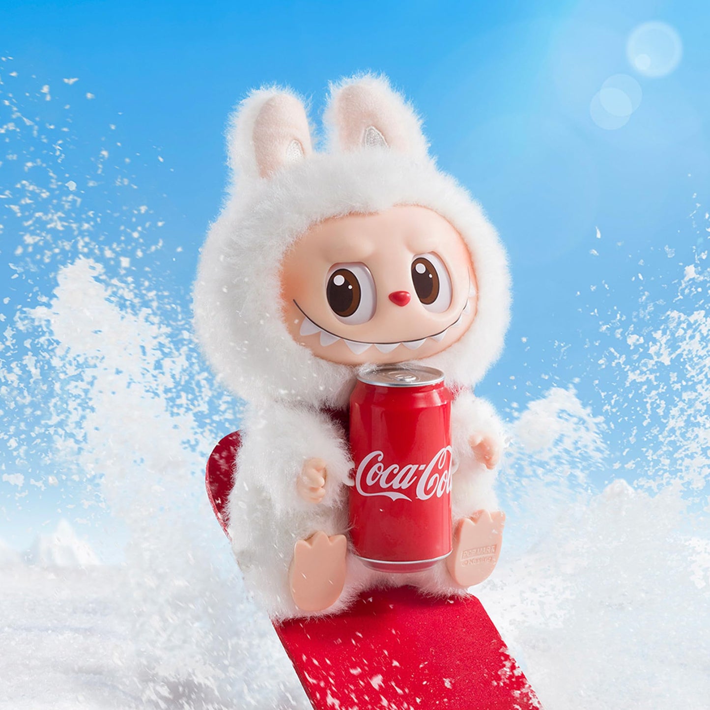 POP MART The Monsters COCA-COLA Series-Vinyl Face Blind Box, Blind Box Figures, Random Design Action Figures Collectible Toys Home Decorations, Holiday Birthday Gifts, Single Box