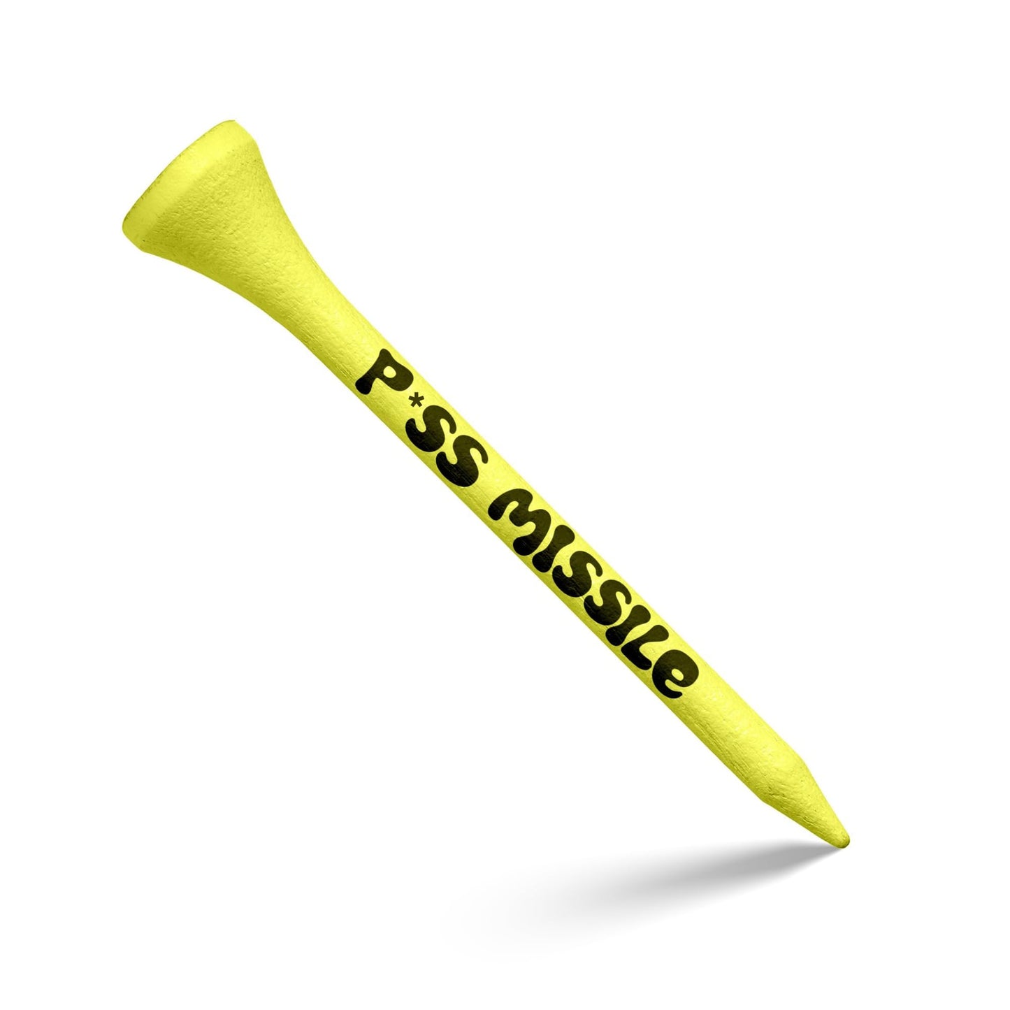Driver Darts by P*ss Missile, Premium Bamboo Golf Tees | 18 Count, 83mm (3.25")