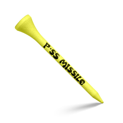 Driver Darts by P*ss Missile, Premium Bamboo Golf Tees | 18 Count, 83mm (3.25")