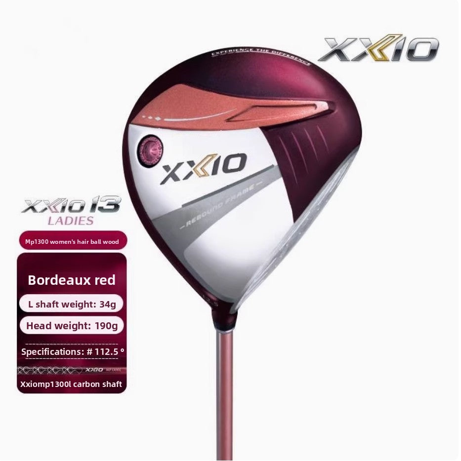 XXIO/XX10 Ladies' Golf Club Set MP1300, New - style High - forgiveness and Long - distance Golf Full - set Clubs。